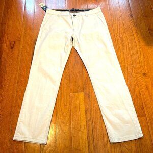 NWT BTB BENDTNER MEN SLIM FIT COTTON PANTS IN Beige size 34